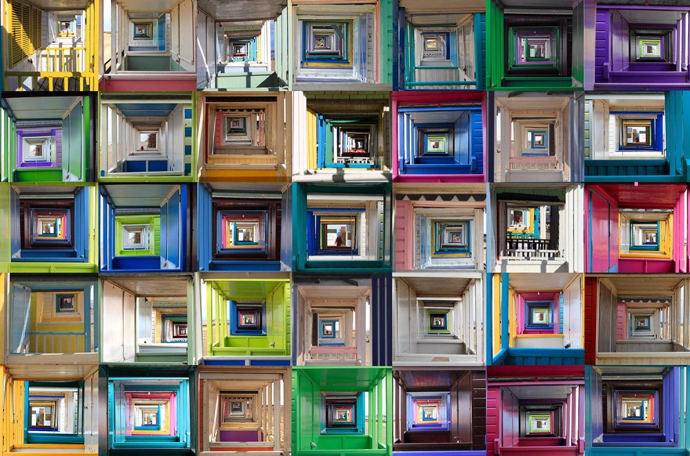 " Kaleidoscope " 114x75cms . Imagined place by architectural photographer Nicholas Gentilli