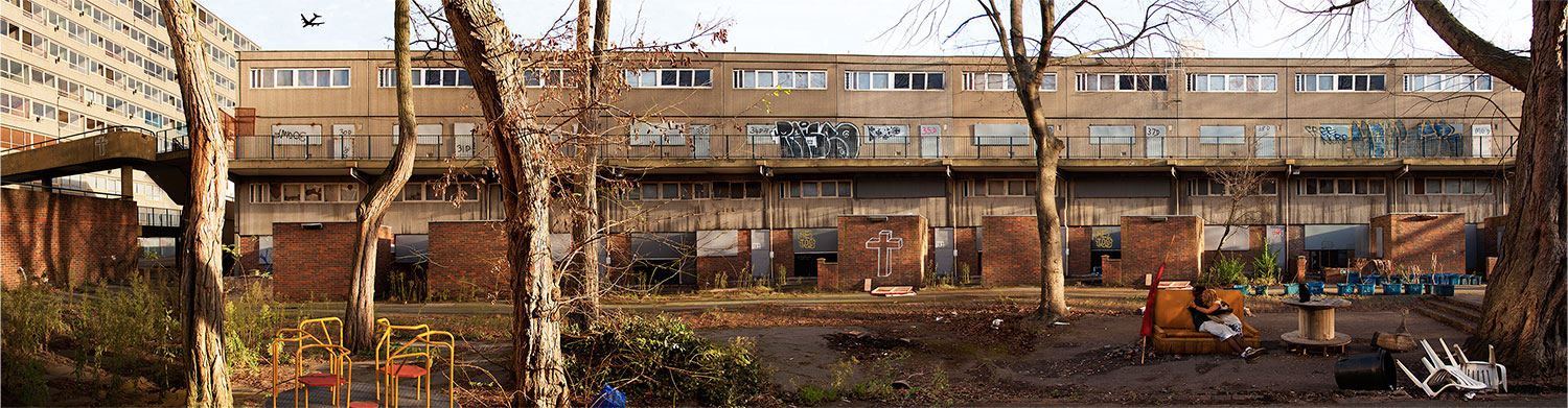 " Love in the afternoon" 124x32cms edition of 10 Imagined place by architectural photographer Nicholas Gentilli