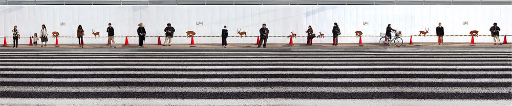 " Walk don't walk " 125x25cms edition of 10 . Imagined place by architectural photographer Nicholas Gentilli