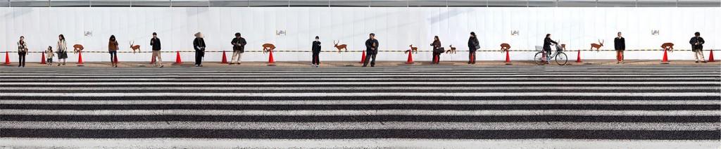 " Walk don't walk " 125x25cms edition of 10 . Imagined place by architectural photographer Nicholas Gentilli