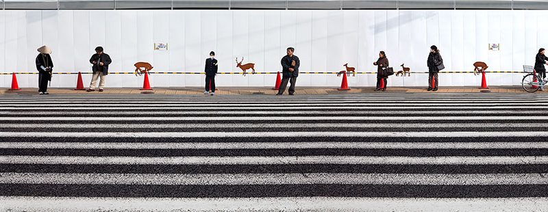 " Walk don't walk " 125x25cms edition of 10 . Imagined place by architectural photographer Nicholas Gentilli